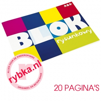 Tekenblok met 20 Witte vellen - A4