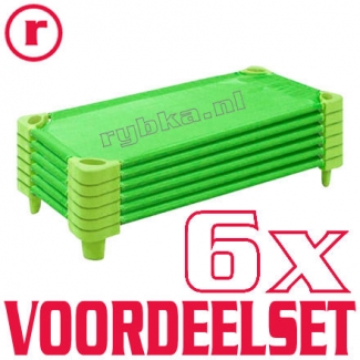     Stapelbare Rustbedjes - AANBIEDING (Groen)