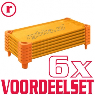     Stapelbare Rustbedjes - AANBIEDING (Oranje)