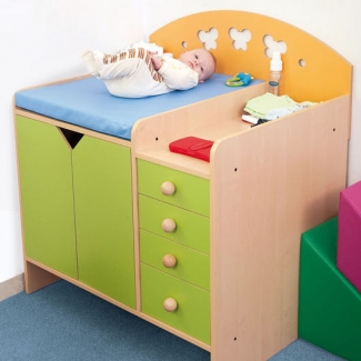    Aankleedmeubel Vlinder incl. aankleedmatras