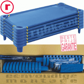    Verhoger voor stapelbare rustbedjes (Blauw)