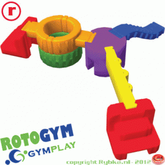   Rotogym Gymplay Speeltoetsel | grote set (8 delig)