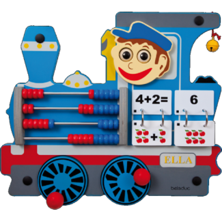   Trein Ella - Wand- Speelelement Kinderen van Beleduc