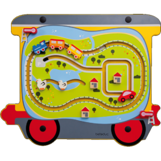  Trein Ella - Wand- Speelelement Kinderen van Beleduc