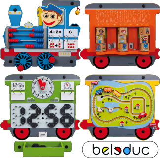   Trein Ella - Wand- Speelelement Kinderen van Beleduc