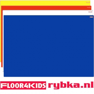  Blauw hygi&euml;nisch anti-allergie speelkleed van FLOOR4KIDS