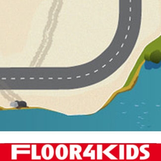  De extra grote bouwplaats - hygi&euml;nisch anti-allergie speelkleed van FLOOR4KIDS