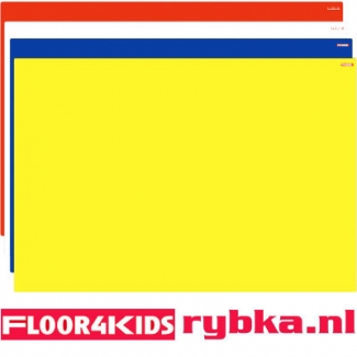  Geel hygi&euml;nisch anti-allergie speelkleed van FLOOR4KIDS