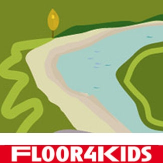  Het extra grote autobouwkleed - hygi&euml;nisch anti-allergie speelkleed van FLOOR4KIDS