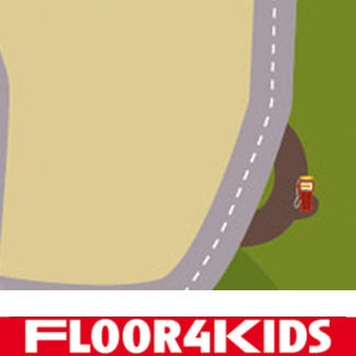  Het extra grote autobouwkleed - hygi&euml;nisch anti-allergie speelkleed van FLOOR4KIDS
