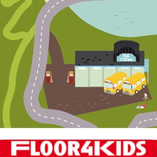  Het grote autokleed - hygi&euml;nisch anti-allergie speelkleed van FLOOR4KIDS