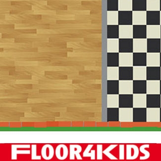  Het poppenhuis - hygi&euml;nisch anti-allergie speelkleed van FLOOR4KIDS