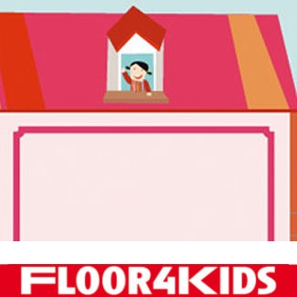  Het poppenhuis - hygi&euml;nisch anti-allergie speelkleed van FLOOR4KIDS