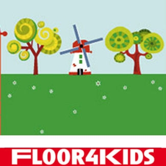  Het poppenhuis - hygi&euml;nisch anti-allergie speelkleed van FLOOR4KIDS