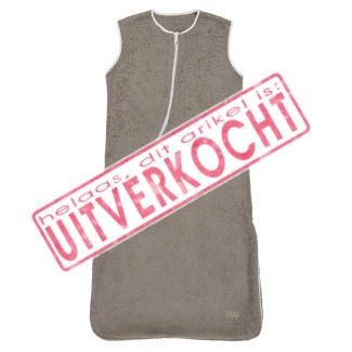 Badstof slaapzak voor baby's, kleur Taupe