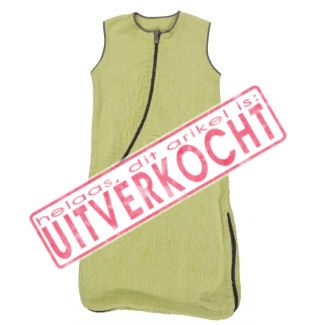 Badstof slaapzak voor dreumessen en peuters, kleur Lime