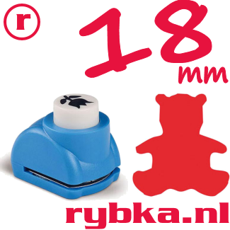 Beer - Kleine vormen pons voor papier