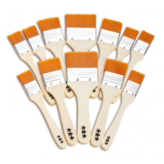   Brede kwasten set voor de kinderopvang en scholen