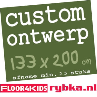 Custom ontwerp speelkleed van FLOOR4KIDS 3 (133 x 200 cm)