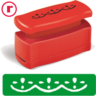 Golfjes- Langwerpige vormenpons