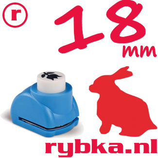 Haas - Kleine vormen pons voor papier