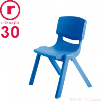 Kinderstoeltje FUN stapelbaar in blauw - 30