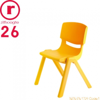 Kinderstoeltje FUN stapelbaar in geel - 26