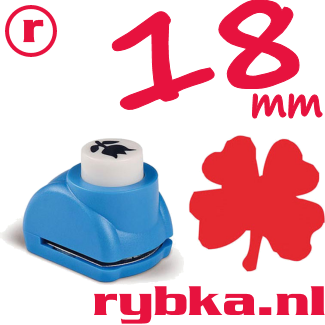 Klavertje 4 - Kleine vormen pons voor papier