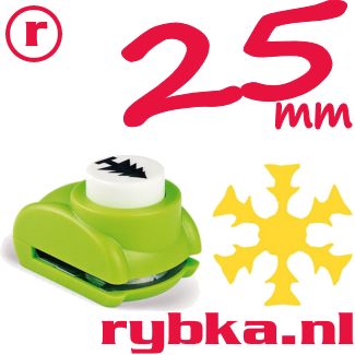 Sneeuw Kristal - Medium vormen pons voor papier