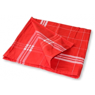 Theedoek, kleur rood