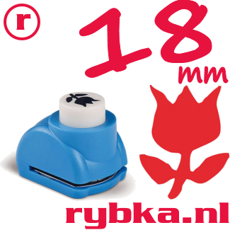 Tulp - Kleine vormen pons voor papier