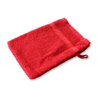 Washandje, kleur Cherryrood