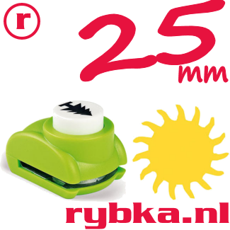 Zon - Medium vormen pons voor papier