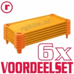     Stapelbare Rustbedjes - AANBIEDING (Oranje)