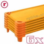     Stapelbare Rustbedjes - AANBIEDING (Oranje)