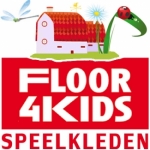  Blauw hygi&euml;nisch anti-allergie speelkleed van FLOOR4KIDS