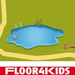  De boerderij - hygi&euml;nisch anti-allergie speelkleed van FLOOR4KIDS