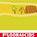  De boerderij - hygi&euml;nisch anti-allergie speelkleed van FLOOR4KIDS