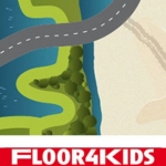  De grote bouwplaats - hygi&euml;nisch anti-allergie speelkleed van FLOOR4KIDS