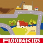  Het extra grote autokleed - hygi&euml;nisch anti-allergie speelkleed van FLOOR4KIDS