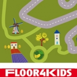  Het extra grote autokleed - hygi&euml;nisch anti-allergie speelkleed van FLOOR4KIDS