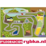  Het grote autokleed - hygi&euml;nisch anti-allergie speelkleed van FLOOR4KIDS