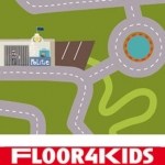 Het grote autokleed - hygi&euml;nisch anti-allergie speelkleed van FLOOR4KIDS