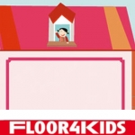  Het poppenhuis - hygi&euml;nisch anti-allergie speelkleed van FLOOR4KIDS