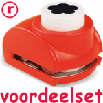   VOORDEELSET - Grote vormen ponsen (6 stuks)