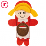  Voordeelset vingerpoppen - Roodkapje