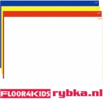  Wit hygi&euml;nisch anti-allergie speelkleed van FLOOR4KIDS