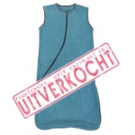 Badstof slaapzak voor dreumessen en peuters, kleur Aqua