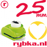 Hartje - Medium vormen pons voor papier