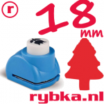 Kerstboom - Kleine vormen pons voor papier